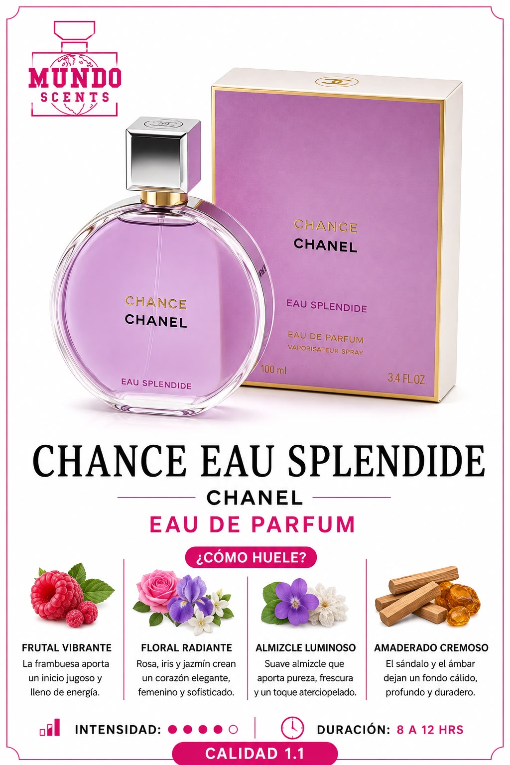 Chanel Chance Eau Splendide - Calidad 1.1