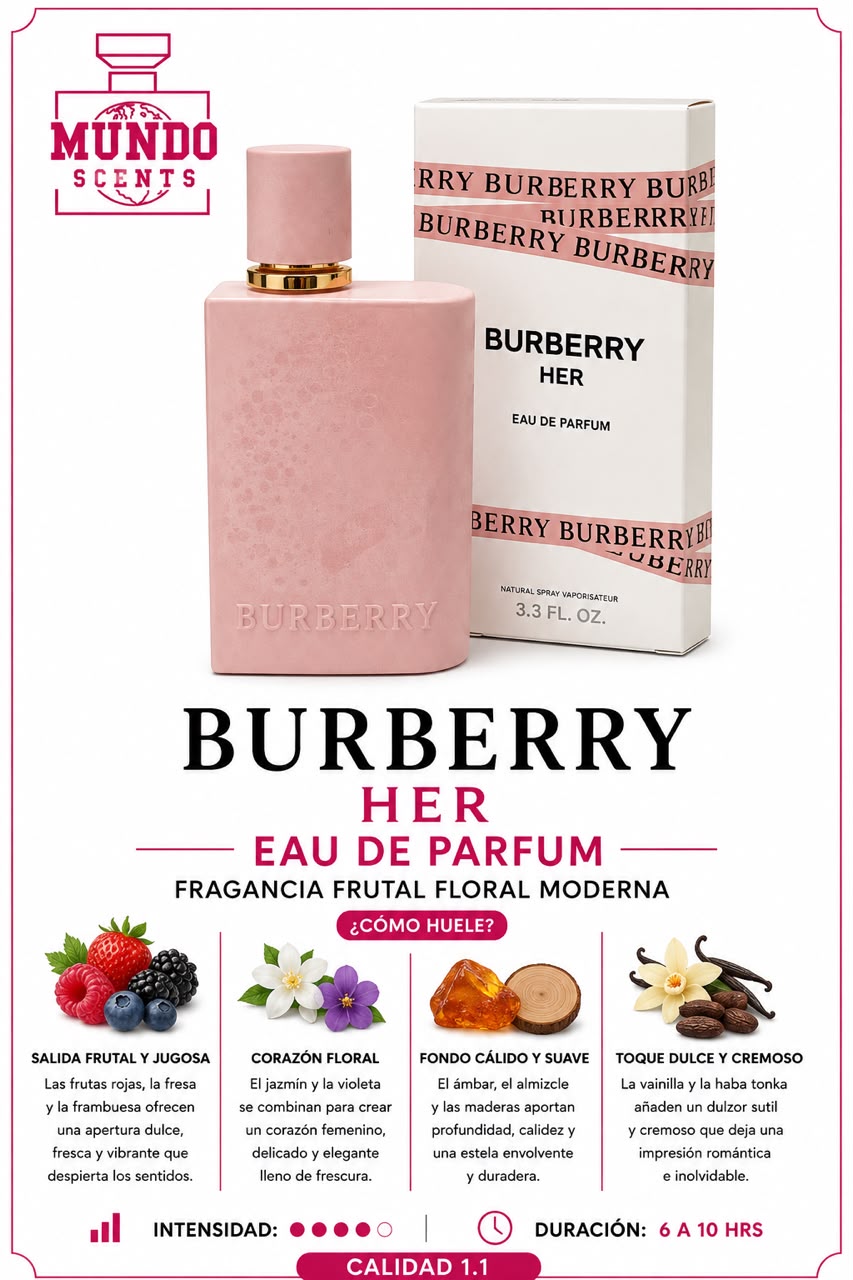 Burberry Her Eau de Parfum - Calidad 1.1