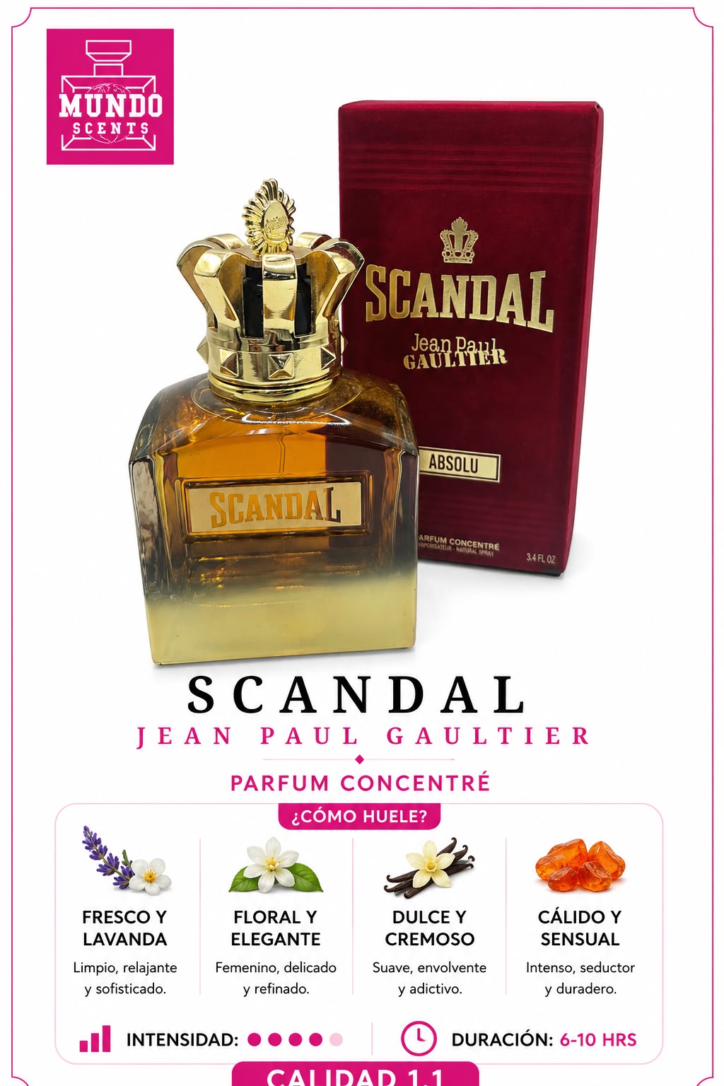 Jean Paul Gaultier Scandal Absolu - Calidad 1.1