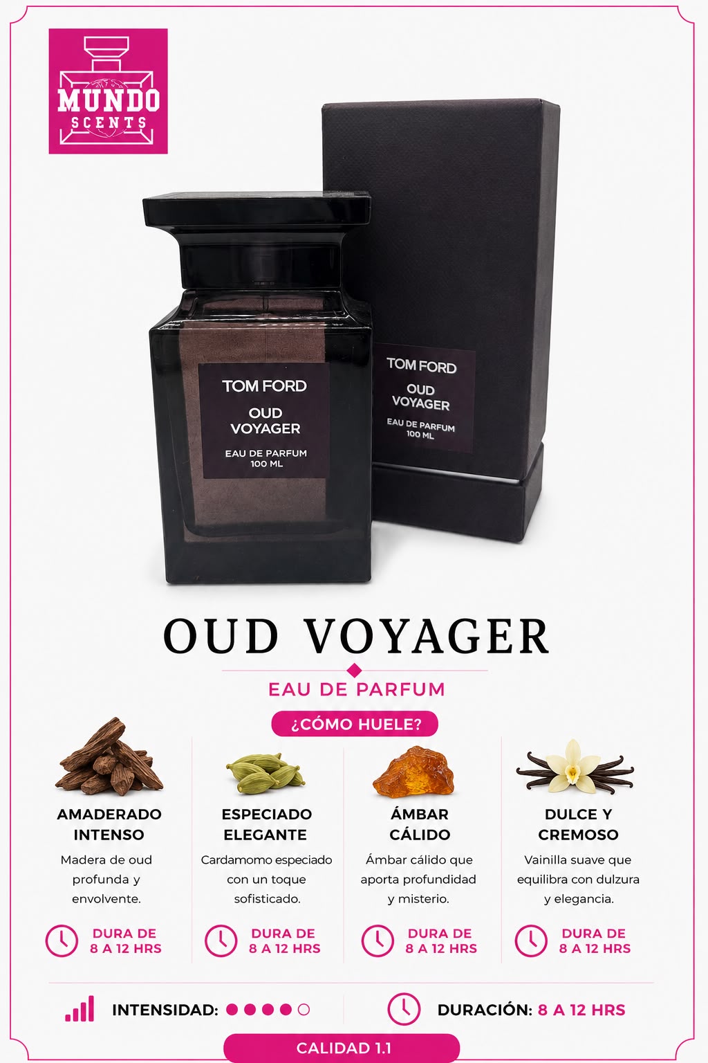 Tom Ford Oud Voyage - Calidad 1.1
