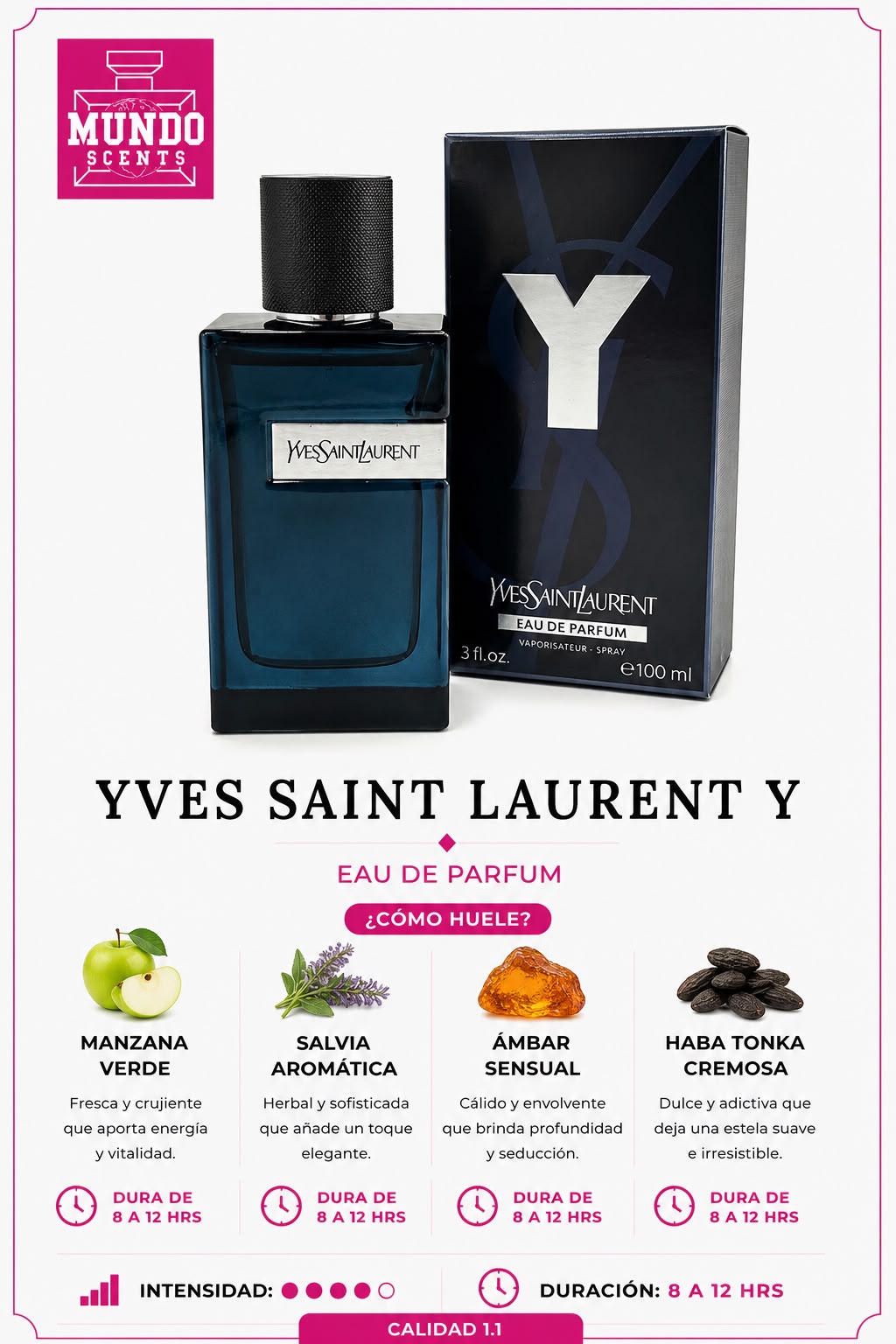 YSL Eau de Parfum - Calidad 1.1