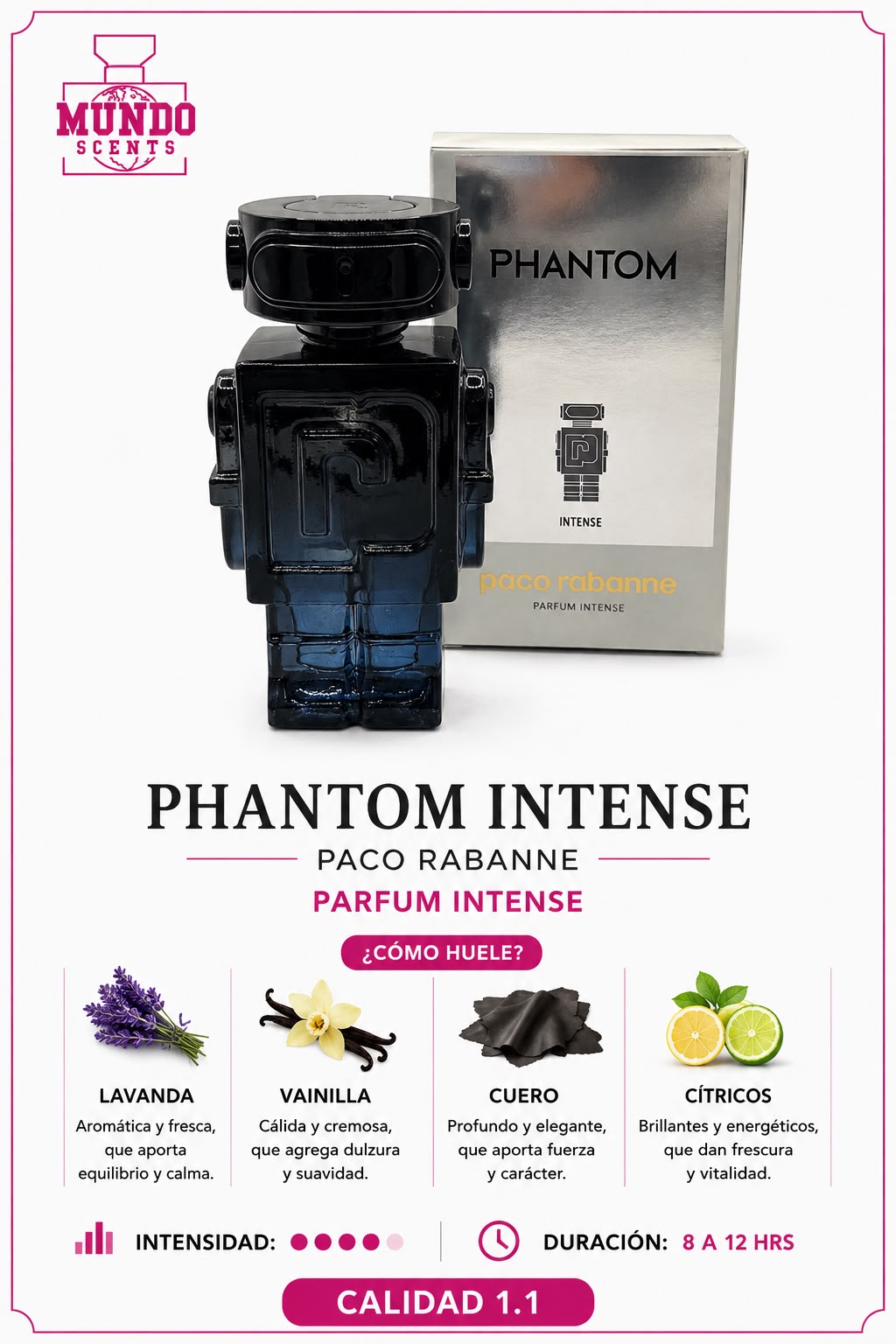 Paco Rabanne Phantom Intense - Calidad 1.1