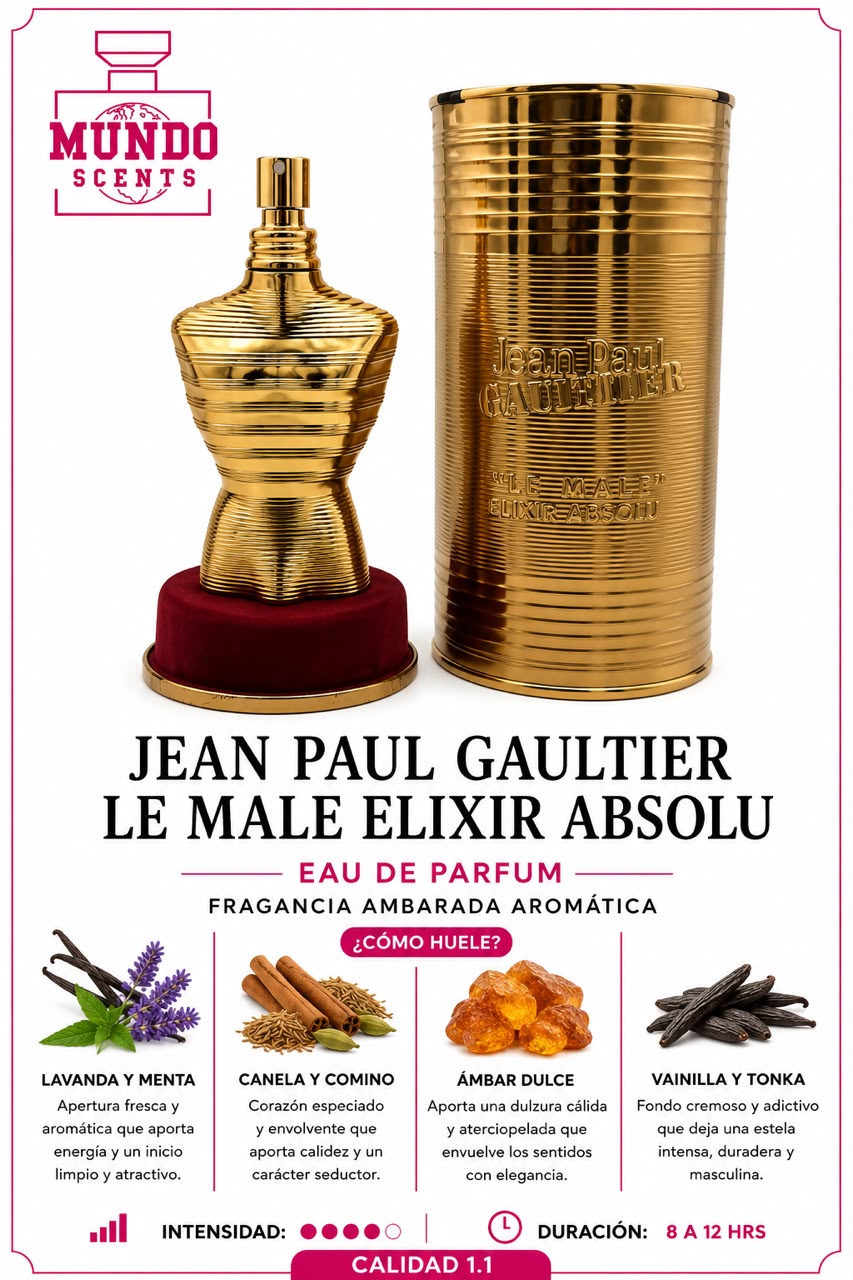 Jean Paul Gaultier Le Male Elixir Absolu - Calidad 1.1