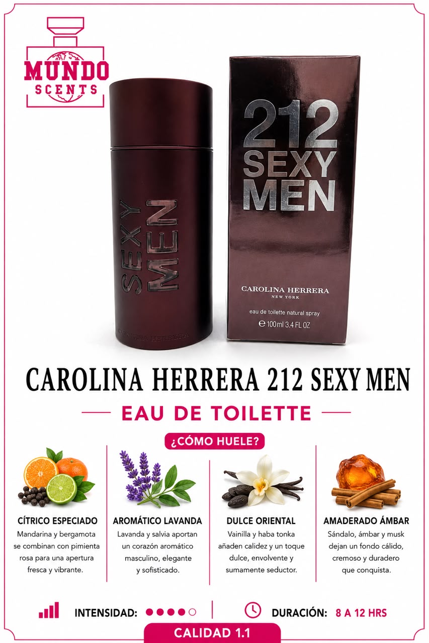 Carolina Herrera 212 Sexy Men - Calidad 1.1
