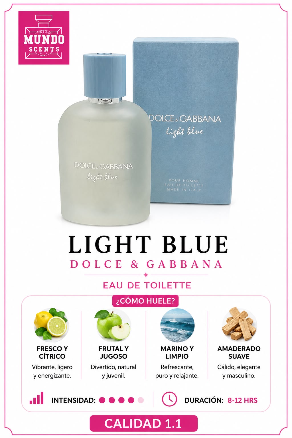 Dolce & Gabbana Light Blue - Calidad 1.1