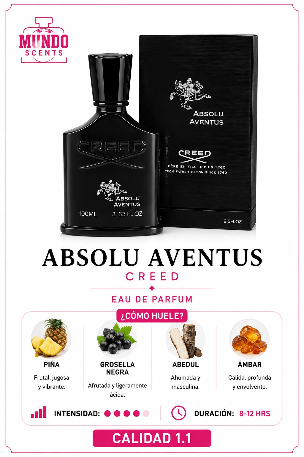 Creed Absolu Aventus - Calidad 1.1