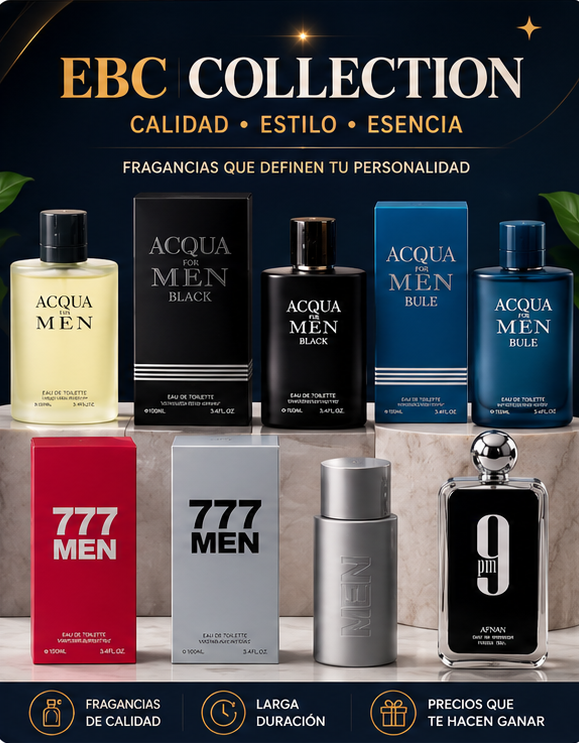 Paquete Emprendedor Perfumes EBC